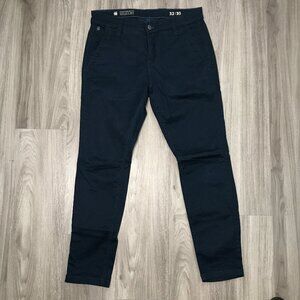 G Star Blue Chino Pants Flat Front Mens 32